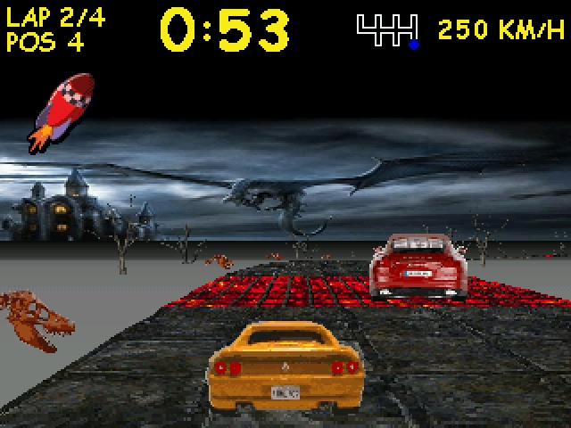 Racer atari screenshot